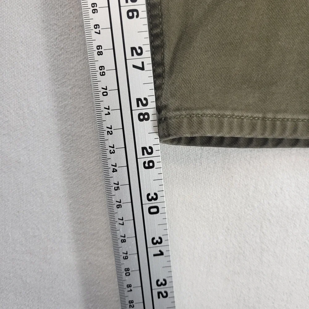 Banana Republic Traveler Pants Mens 36x30 Olive Green Tapered Fit Chino